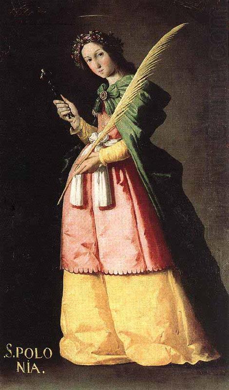 Francisco de Zurbaran Saint Apollonia china oil painting image